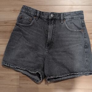 Zara Dark Gray Denim Women's Shorts